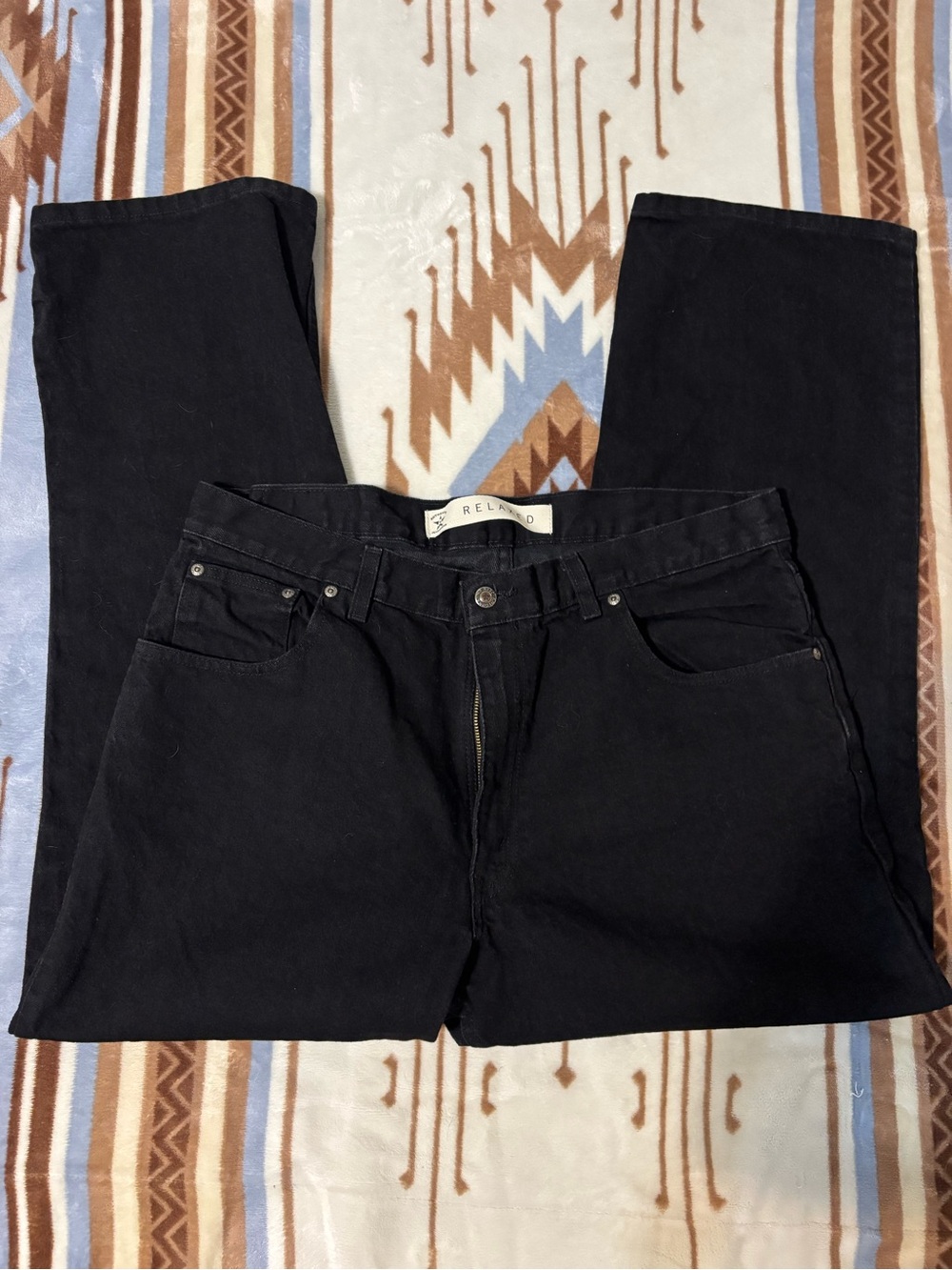 Arizona Jean Company Black Straight-Leg Men's Jeans